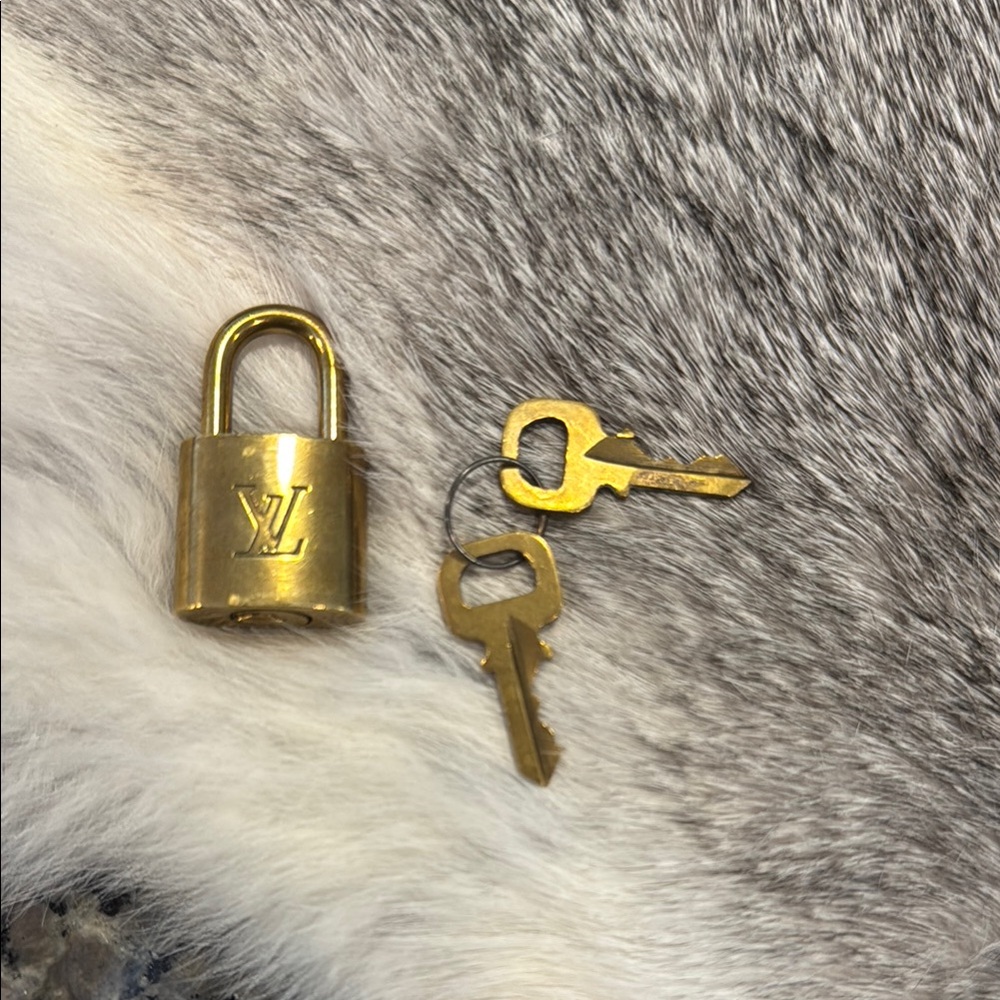 Louis Vuitton Brass Padlock with Keys